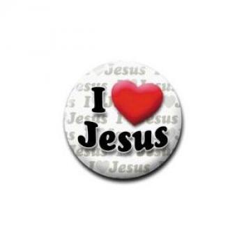 Ansteckbutton "I love Jesus"