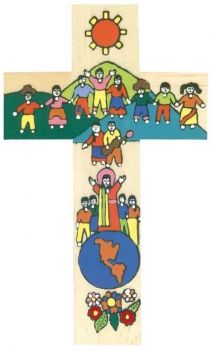 Kreuz El Salvador - Freundschaft 15 cm